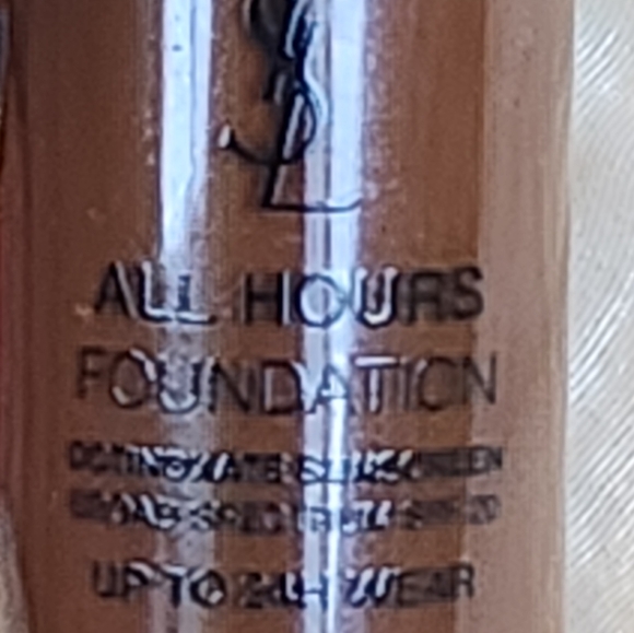 YSL All Hours Foundation #B90 Ebony Travel Size 33.oz/10ml Lot × 4